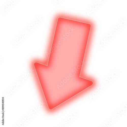 Photos Royalty free Neon Arrow Pointing downwards PNG Transparent vector Image