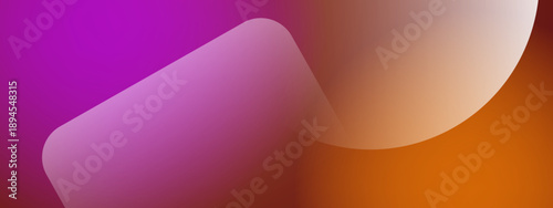 Vibrant abstract background with warm orange and magenta color transitions and curved shapes