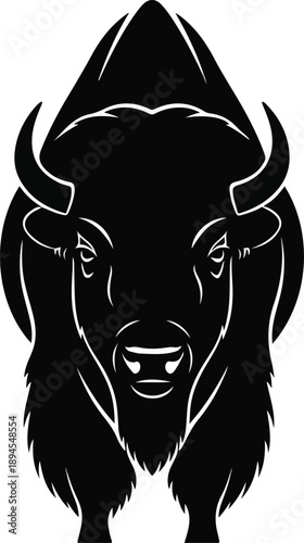 Front Bison Silhouette