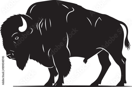Bison Heavy Body Silhouette