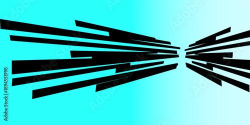 Comic book speed lines isolated on bright background with stylish line effects for manga speed frames, superhero action, explosion backgrounds. Motion line effects, pop.