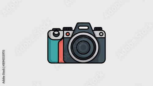 Semi-realistic flat vector illustration of a steaming coffee mug, conveying warmth and comfort for cafe menus.