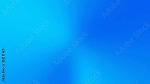 Obraz na plátně Gradient blue background with a soft blurred transition between shades
