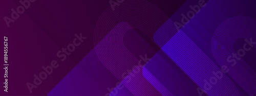 Dark purple and magenta aesthetic background with elegant curved lines and geometric shapes for tech corporate design