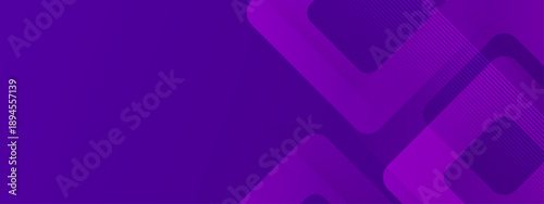 Sophisticated deep purple and violet background with rounded rectangular frames and diagonal glowing lines for premium brand identity