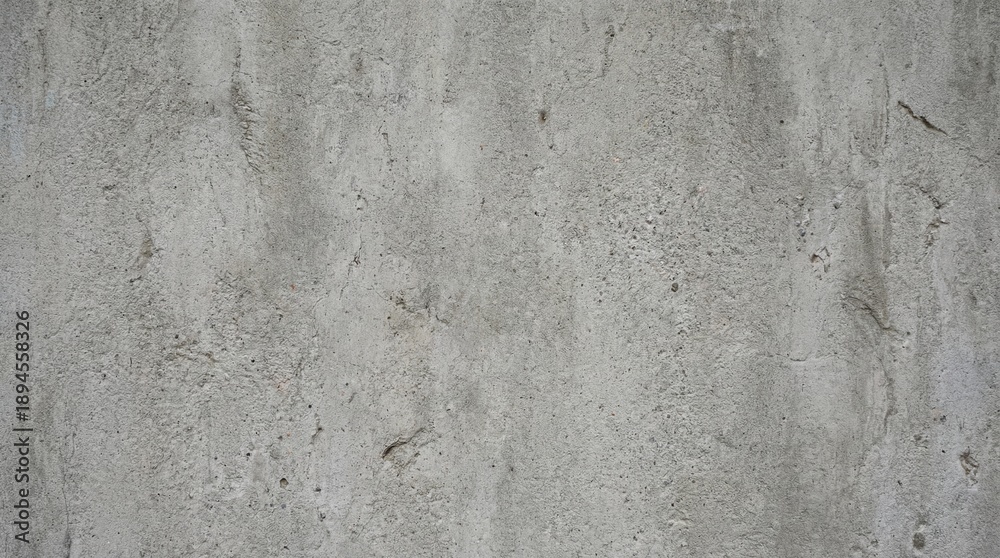 Fototapeta premium Grungy concrete wall with faded paint and rough texture.