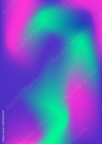 High contrast vertical background with a blend of radioactive green and vivid purple magenta colors in a fluid mesh style