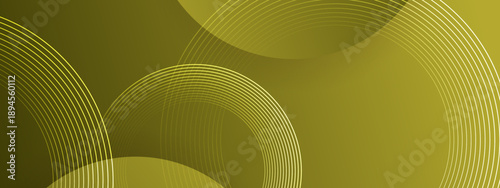 Unique olive yellow and green background with glowing concentric circles and soft light