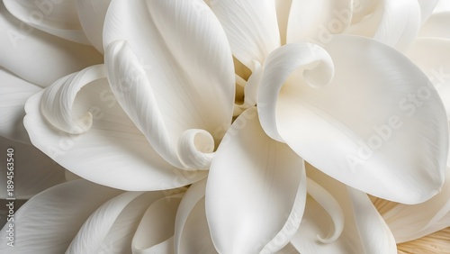 Close up of a white flower with delicate petals