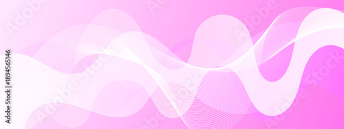 Minimalist soft pink backdrop featuring white flowing wave lines and abstract mesh for feminine or healthcare design
