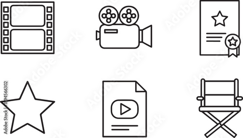 Including camera strip star and director chair rating certificate