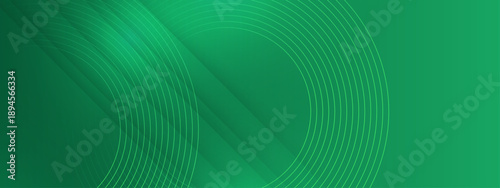 Abstract green background with concentric circular lines and soft gradients perfect for eco technology and sustainable energy designs