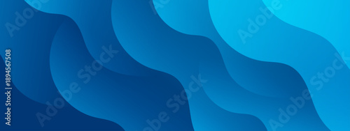 Modern blue fluid background featuring organic wavy layers and smooth color gradients