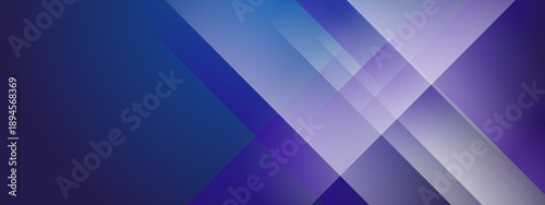 Sophisticated abstract background with purple blue diagonal stripes and translucent geometric layers