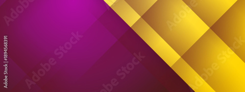 High end abstract background with deep purple and golden yellow diagonal geometric stripes