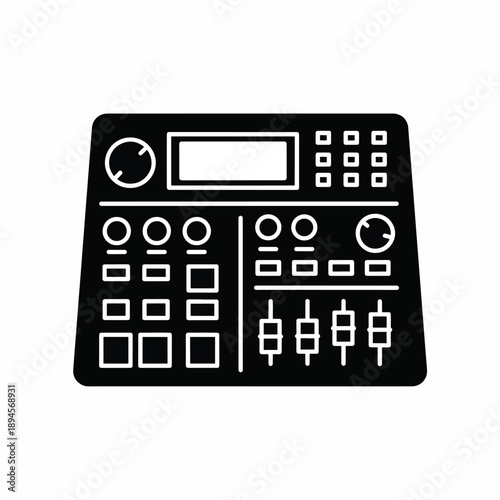 Sound Mixing Console Graphic Icon