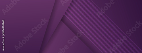 Sophisticated purple shade overlapping shapes with fine diagonal line accents for premium designs