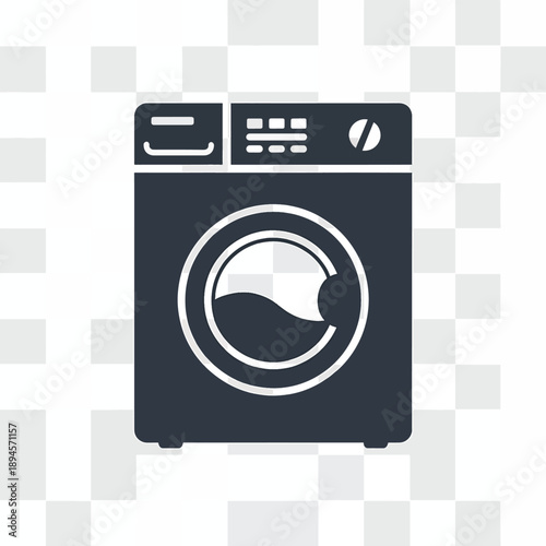 Front Load Washing Machine Silhouette