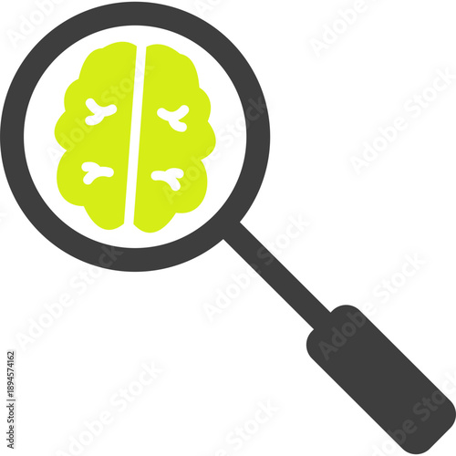 Unique Intelligent Search Vector Icon
