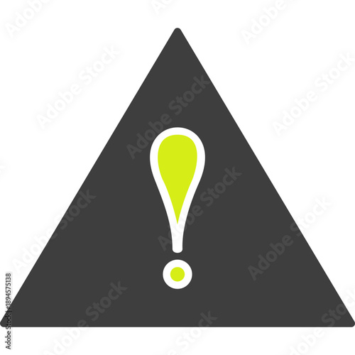 Unique Alert Vector Icon