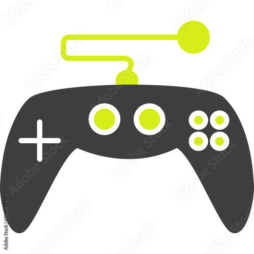 Unique Gaming Control Vector Icon