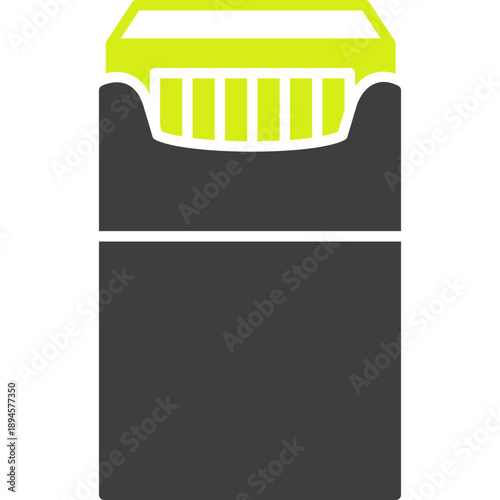 Unique Packet of Cigarettes Vector Icon