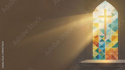 Christian wallpaper with text space