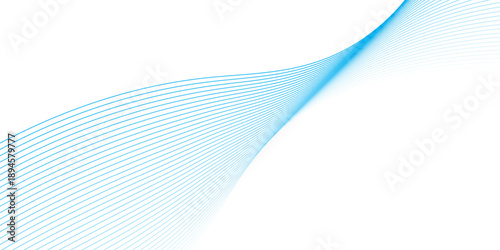 Abstract horizontal glowing blue line wave background,eps.10