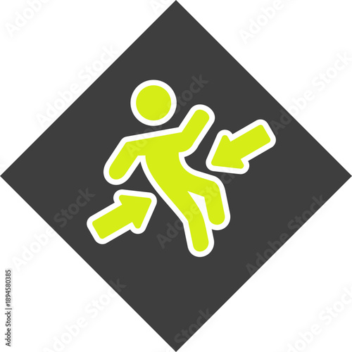 Crush Zone Vector Icon