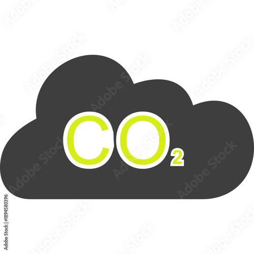 Carbon Dioxide Vector Icon