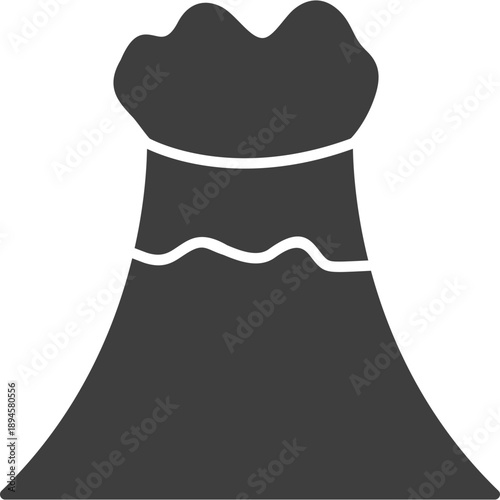 Volcano Vector Icon