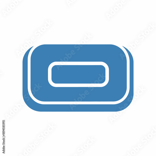 Blue Soap Bar Icon
