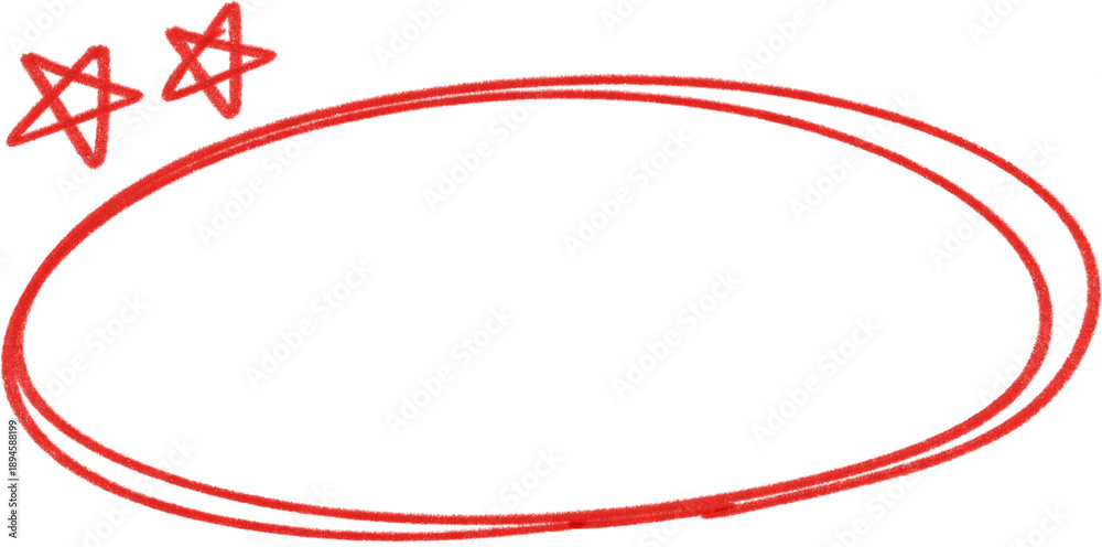 Fototapeta premium Red pen check point 빨간펜 채점 중요 필기 손글씨 