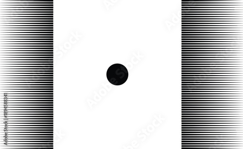 Black and white abstract metal background featuring a corrugated steel wall texture with horizontal striped lines and dark industrial aluminum design
