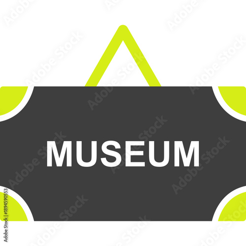 Museum Tag Icon