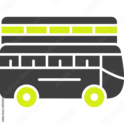 Double Bus Icon