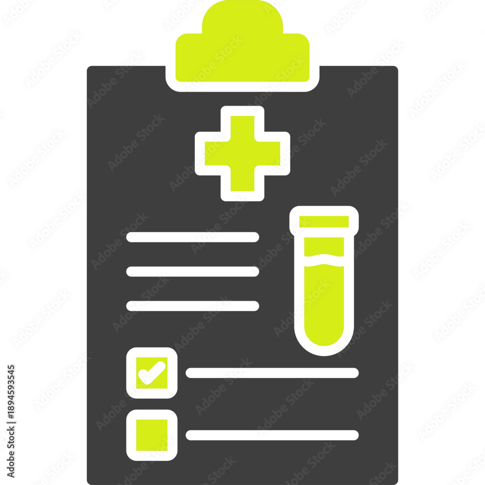 Obraz premium Medical Report Icon