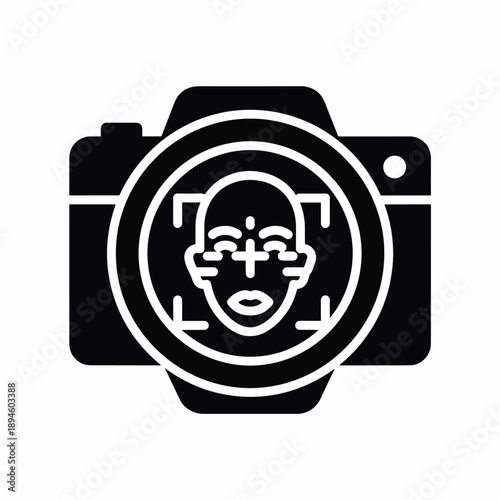 Face Recognition Camera Icon