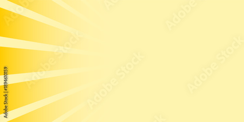 Vibrant radiating yellow light rays on a soft gradient background creating an energetic and warm visual