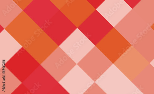 ライトレッドの抽象モザイク背景素材（コーポレート・資料・Web用）