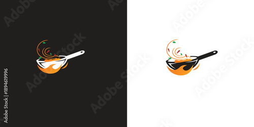 icons Steaming pot of soup or stew with swirling steam and spices a culinary concept for food blogs and restaurant menus