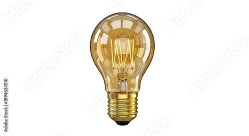 Edison-style filament light bulb