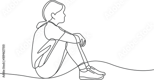 Solitary reflection Vector