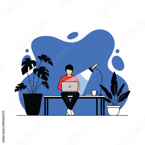 Remote Work in a Green Office Environment