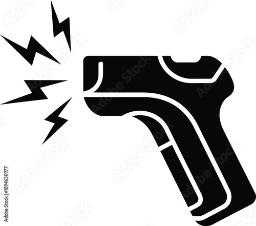 Weapon Gun Violence Danger Crime Threat Security Risk Silhouette Warning