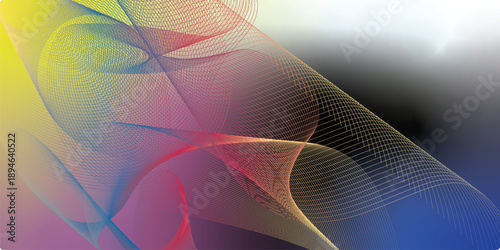 Abstract grainy gradient background featuring glowing orange blue white and yellow color blends with soft shapes, subtle noise texture on a dark black backdrop for modern web banner poster and header 