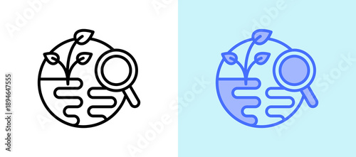 Environmental Impact linegreen icon