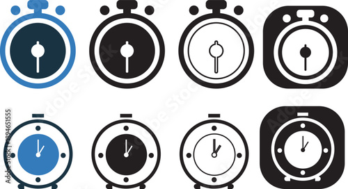 Alarm clock, time management, timing icon