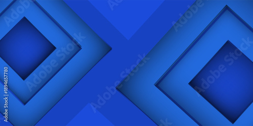 Abstract blue background with diamond square shapes. modern trendy fresh color for presentation design, flyer, social media cover, web banner, tech banner