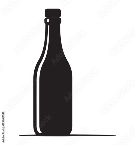 "minimalist bottle icon", "black soda bottle silhouette").